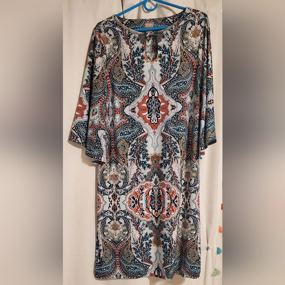 Chico's patterned dress